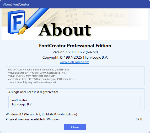 FontCreator 