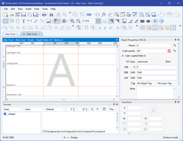 FontCreator 